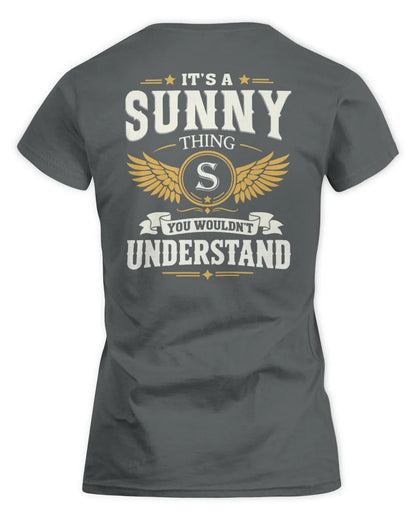 SUNNY KT06-M008 It’s a [NAME] Thing – You Wouldn’t Understand | Personalized Vintage T-Shirt - Women's Standard T-Shirt - Charcoal