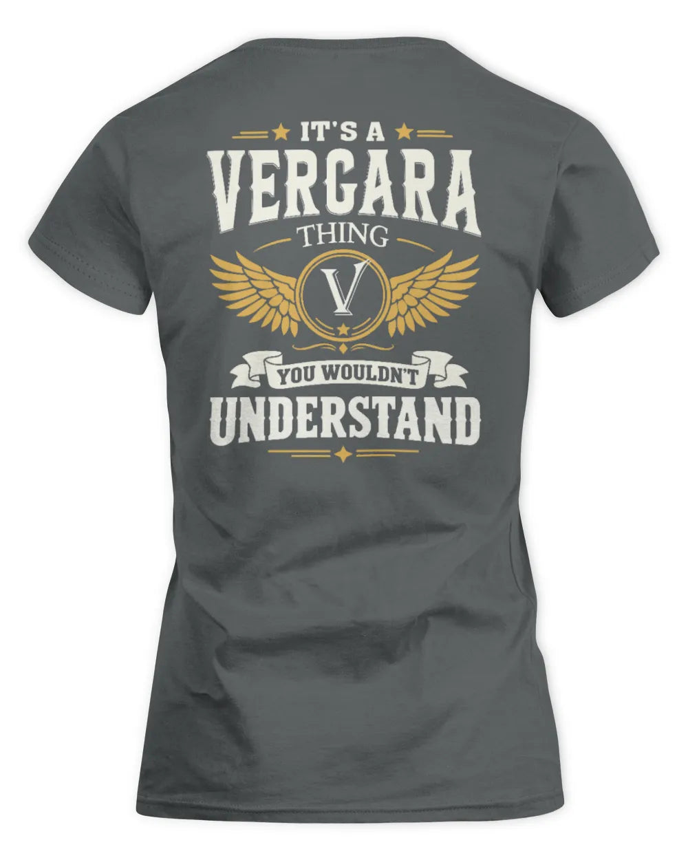VERGARA KT06-M008 It’s a [NAME] Thing – You Wouldn’t Understand | Personalized Vintage T-Shirt - Women's Standard T-Shirt - Charcoal