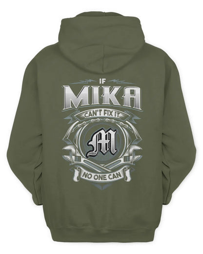 MIKA AP81-K4-626 - Personalized Ahmed Quote Apparel “If Ahmed Can't Fix It, No One Can” - Unisex Hoodie - Military Green