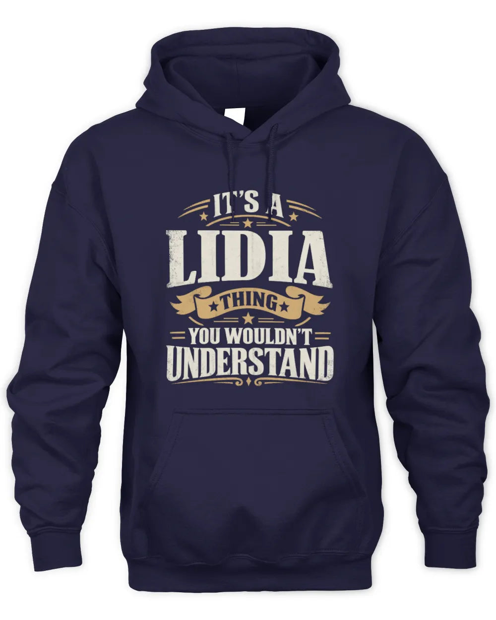 LIDIA P08 TH51 - Personalized “It’s a/an [NAME] Thing – You Wouldn’t Understand” Shirt - Unisex Hoodie - Navy