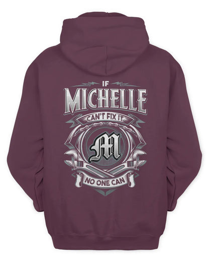 MICHELLE AP81-K4-626 - Personalized Ahmed Quote Apparel “If Ahmed Can't Fix It, No One Can” - Unisex Hoodie - Maroon