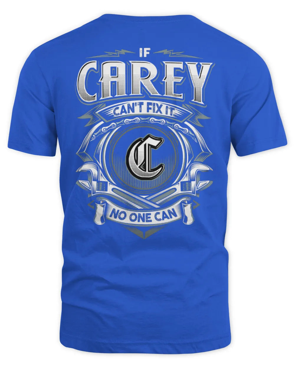CAREY AP81-K4-626 - Personalized Ahmed Quote Apparel “If Ahmed Can't Fix It, No One Can” - Unisex Standard T-Shirt - Royal