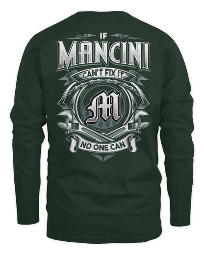 MANCINI AP81-K4-626 - Personalized Ahmed Quote Apparel “If Ahmed Can't Fix It, No One Can” - Men's Long Sleeved T-Shirt - Forest Green