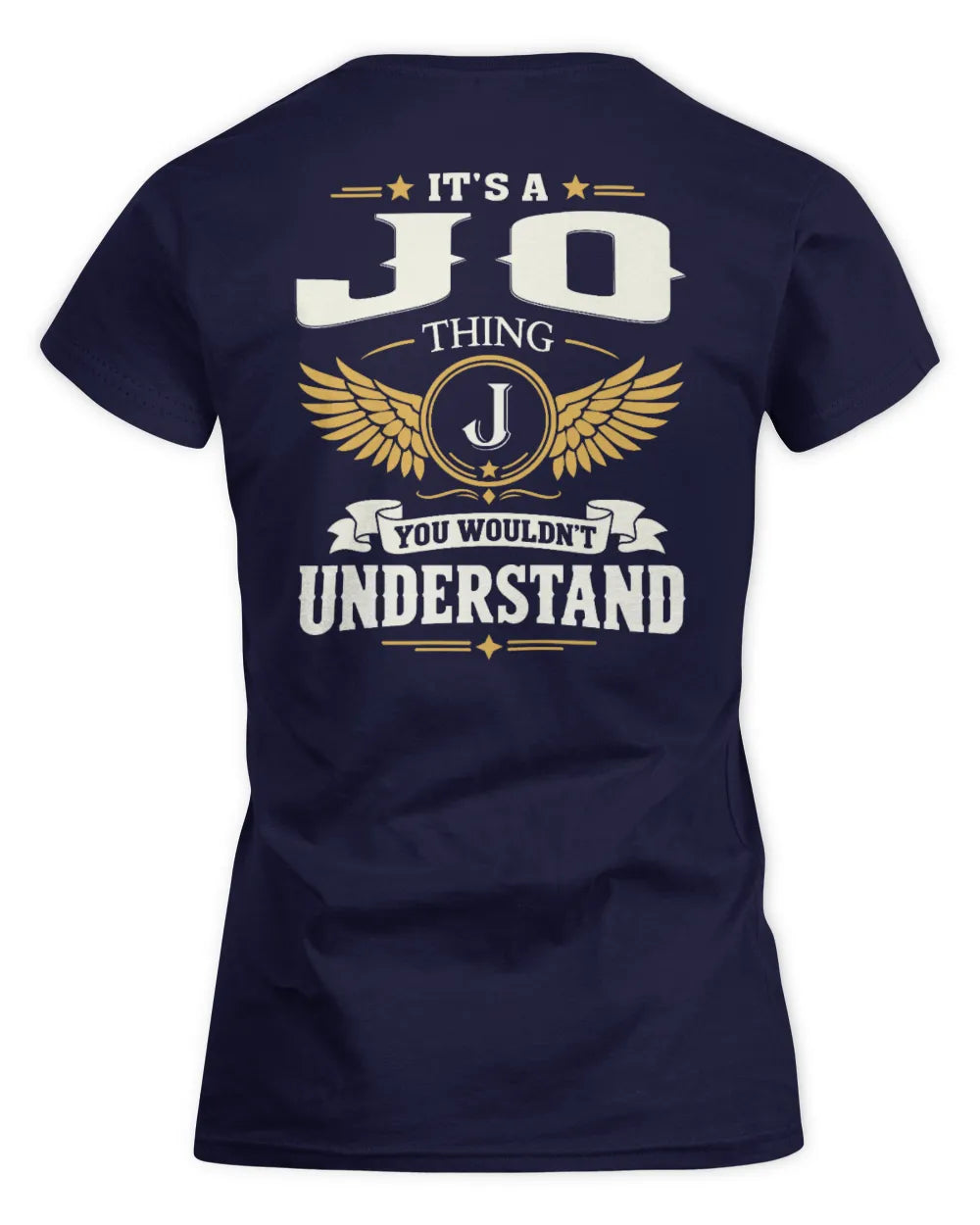 JO KT06-M008 It’s a [NAME] Thing – You Wouldn’t Understand | Personalized Vintage T-Shirt - Women's Standard T-Shirt - Navy