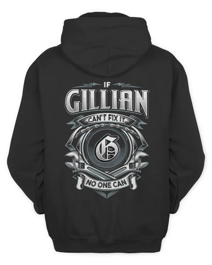 GILLIAN AP81-K4-626 - Personalized Ahmed Quote Apparel “If Ahmed Can't Fix It, No One Can” - Unisex Hoodie - Black