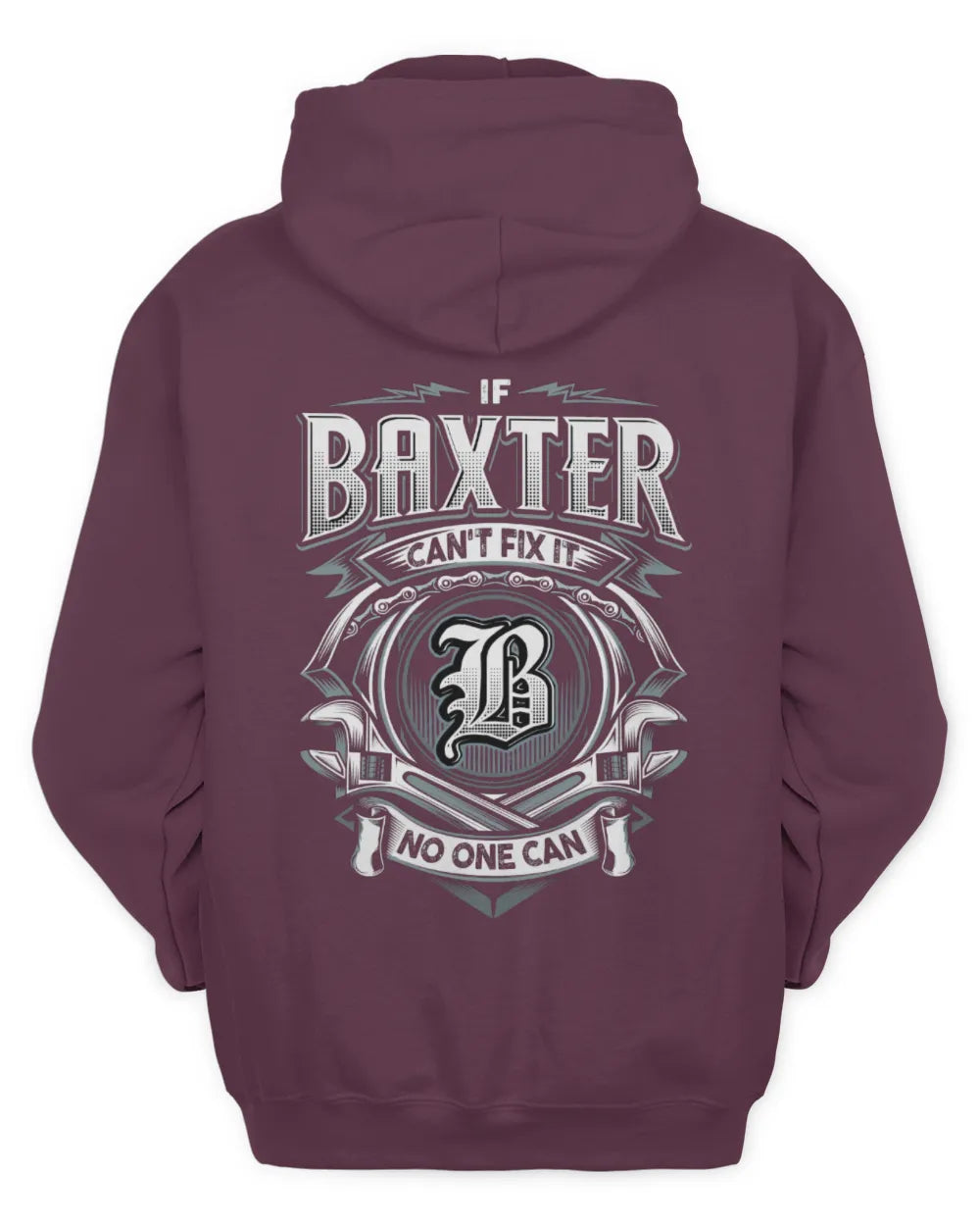 BAXTER AP81-K4-626 - Personalized Ahmed Quote Apparel “If Ahmed Can't Fix It, No One Can” - Unisex Hoodie - Maroon