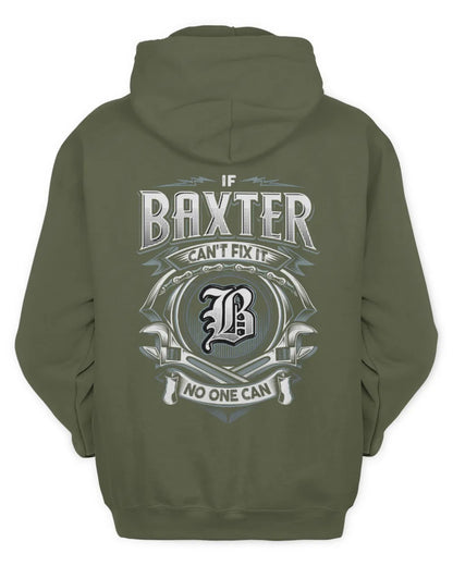 BAXTER AP81-K4-626 - Personalized Ahmed Quote Apparel “If Ahmed Can't Fix It, No One Can” - Unisex Hoodie - Military Green