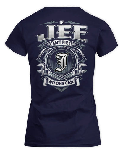 JEE AP81-K4-626 - Personalized Ahmed Quote Apparel “If Ahmed Can't Fix It, No One Can” - Women's Standard T-Shirt - Navy