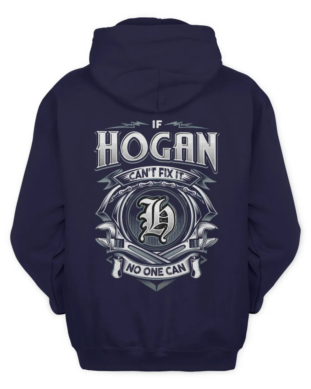 HOGAN AP81-K4-626 - Personalized Ahmed Quote Apparel “If Ahmed Can't Fix It, No One Can” - Unisex Hoodie - Navy