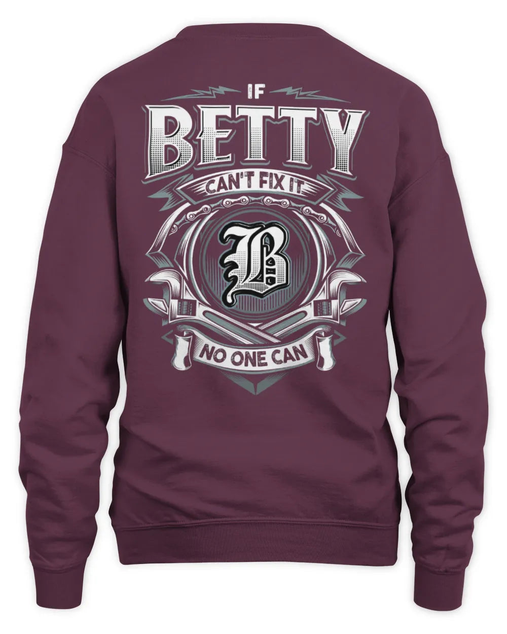 BETTY AP81-K4-626 - Personalized Ahmed Quote Apparel “If Ahmed Can't Fix It, No One Can” - Unisex Sweatshirt - Maroon