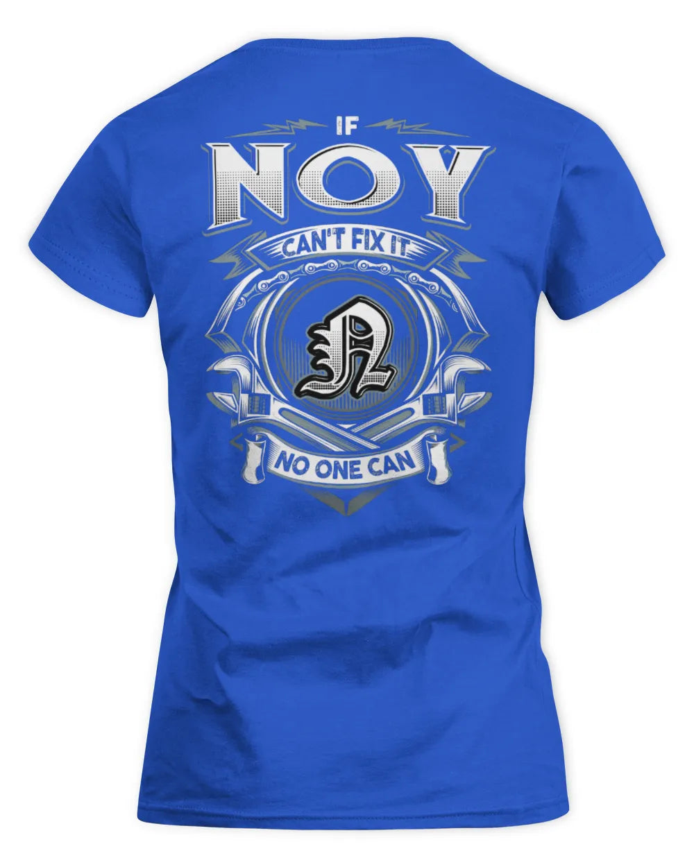 NOY AP81-K4-626 - Personalized Ahmed Quote Apparel “If Ahmed Can't Fix It, No One Can” - Women's Standard T-Shirt - Royal