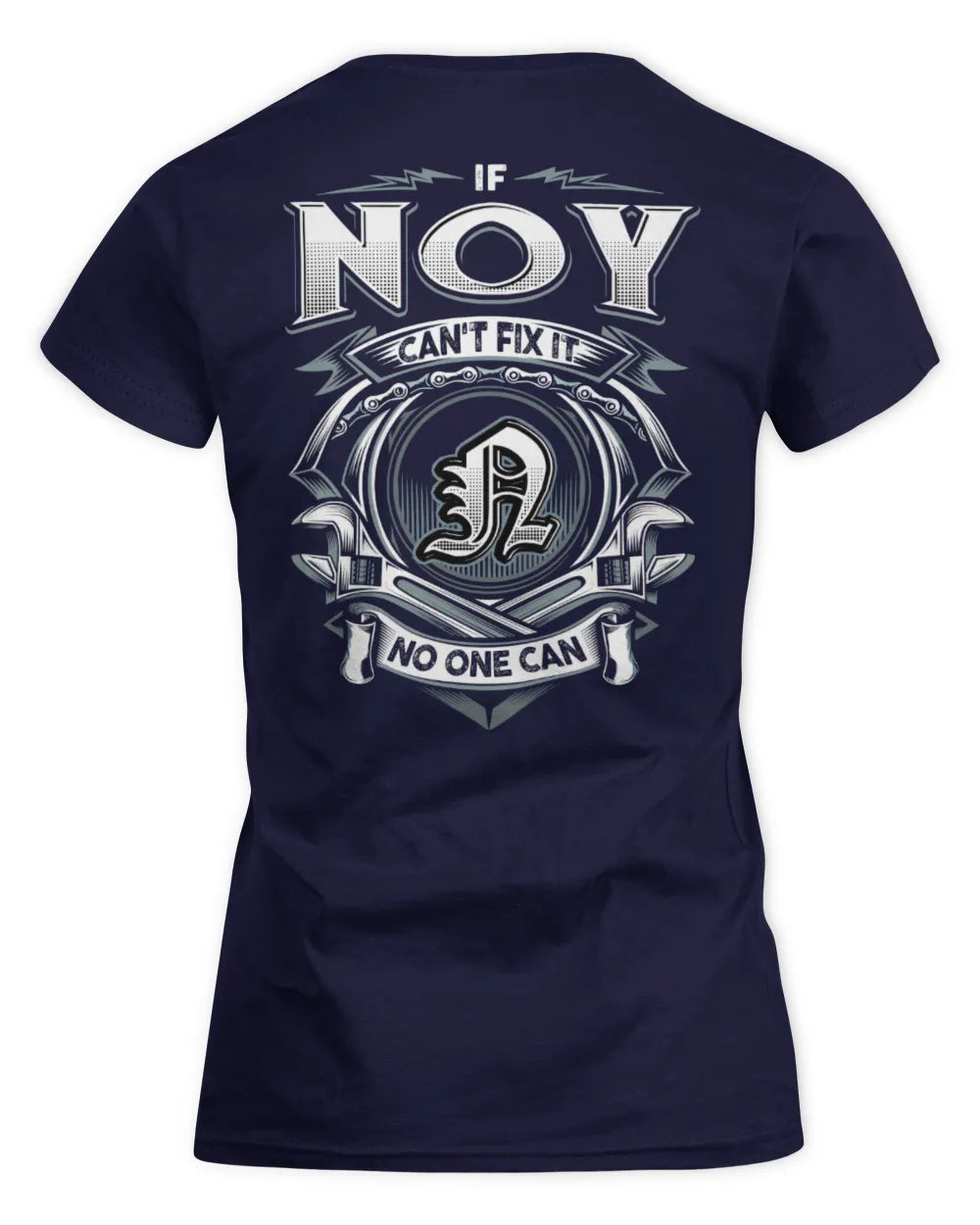 NOY AP81-K4-626 - Personalized Ahmed Quote Apparel “If Ahmed Can't Fix It, No One Can” - Women's Standard T-Shirt - Navy