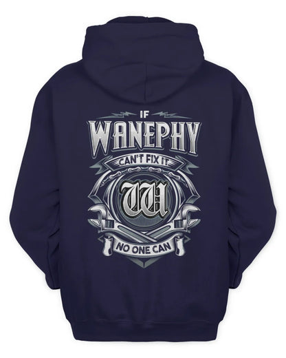 WANEPHY AP81-K4-626 - Personalized Ahmed Quote Apparel “If Ahmed Can't Fix It, No One Can” - Unisex Hoodie - Navy