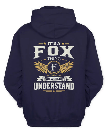 FOX KT06-M008 It’s a [NAME] Thing – You Wouldn’t Understand | Personalized Vintage T-Shirt - Unisex Hoodie - Navy