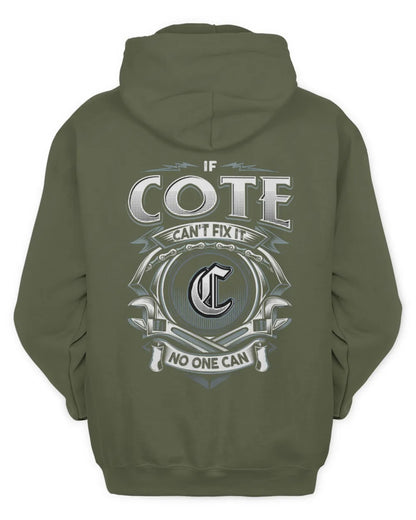 COTE AP81-K4-626 - Personalized Ahmed Quote Apparel “If Ahmed Can't Fix It, No One Can” - Unisex Hoodie - Military Green