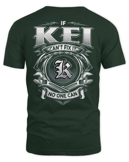 KEI AP81-K4-626 - Personalized Ahmed Quote Apparel “If Ahmed Can't Fix It, No One Can” - Unisex Standard T-Shirt - Forest Green