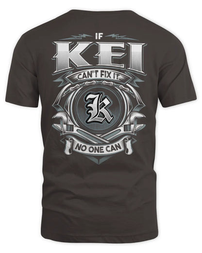 KEI AP81-K4-626 - Personalized Ahmed Quote Apparel “If Ahmed Can't Fix It, No One Can” - Unisex Standard T-Shirt - Dark Chocolate