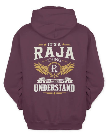 RAJA KT06-M008 It’s a [NAME] Thing – You Wouldn’t Understand | Personalized Vintage T-Shirt - Unisex Hoodie - Maroon