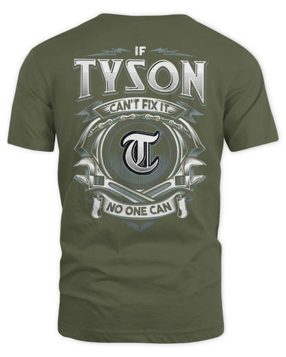 TYSON AP81-K4-626 - Personalized Ahmed Quote Apparel “If Ahmed Can't Fix It, No One Can” - Unisex Standard T-Shirt - Military Green
