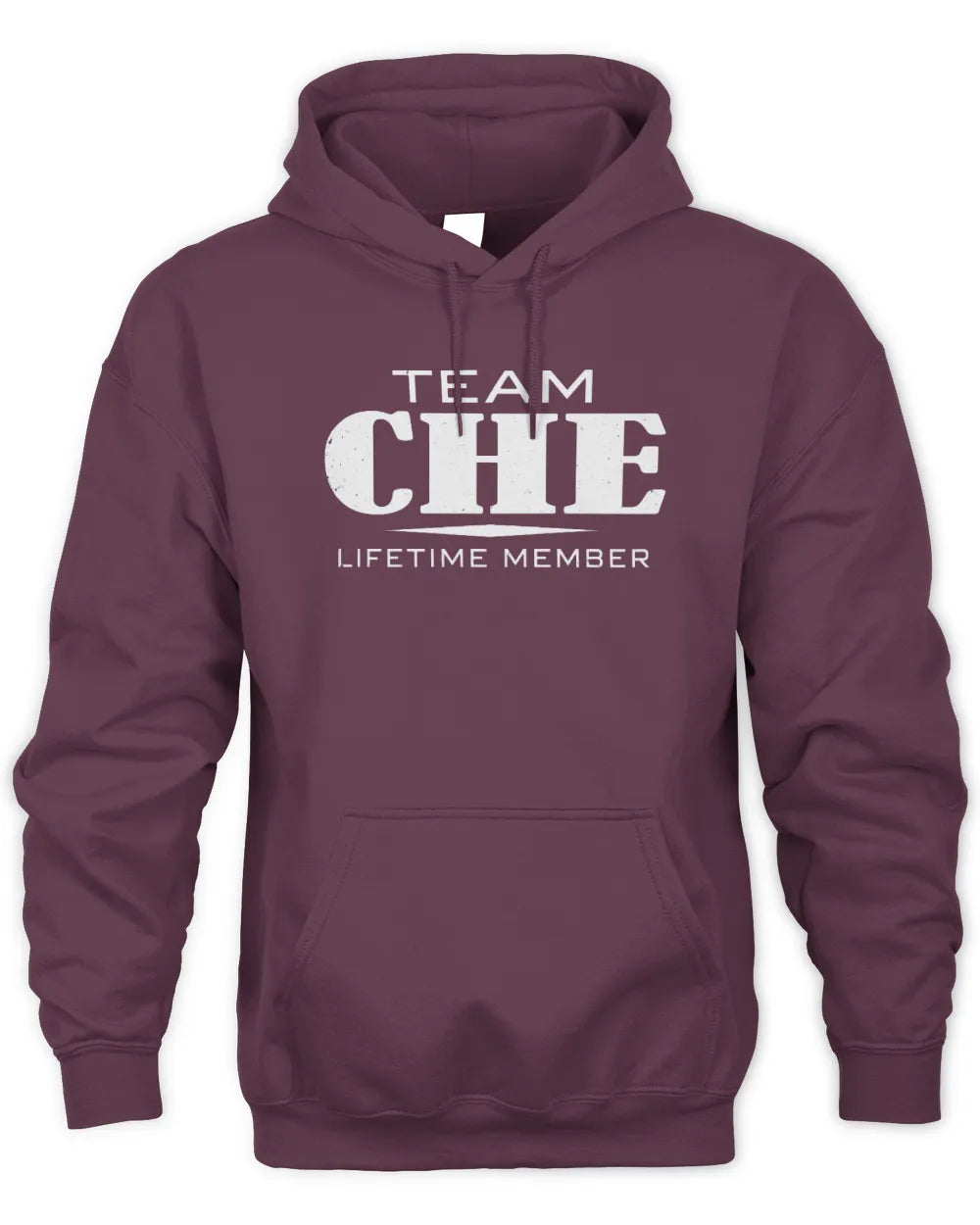 CHE BL62-K4-128 - Personalized “Team AARON Lifetime Member” - Unisex Hoodie - Maroon