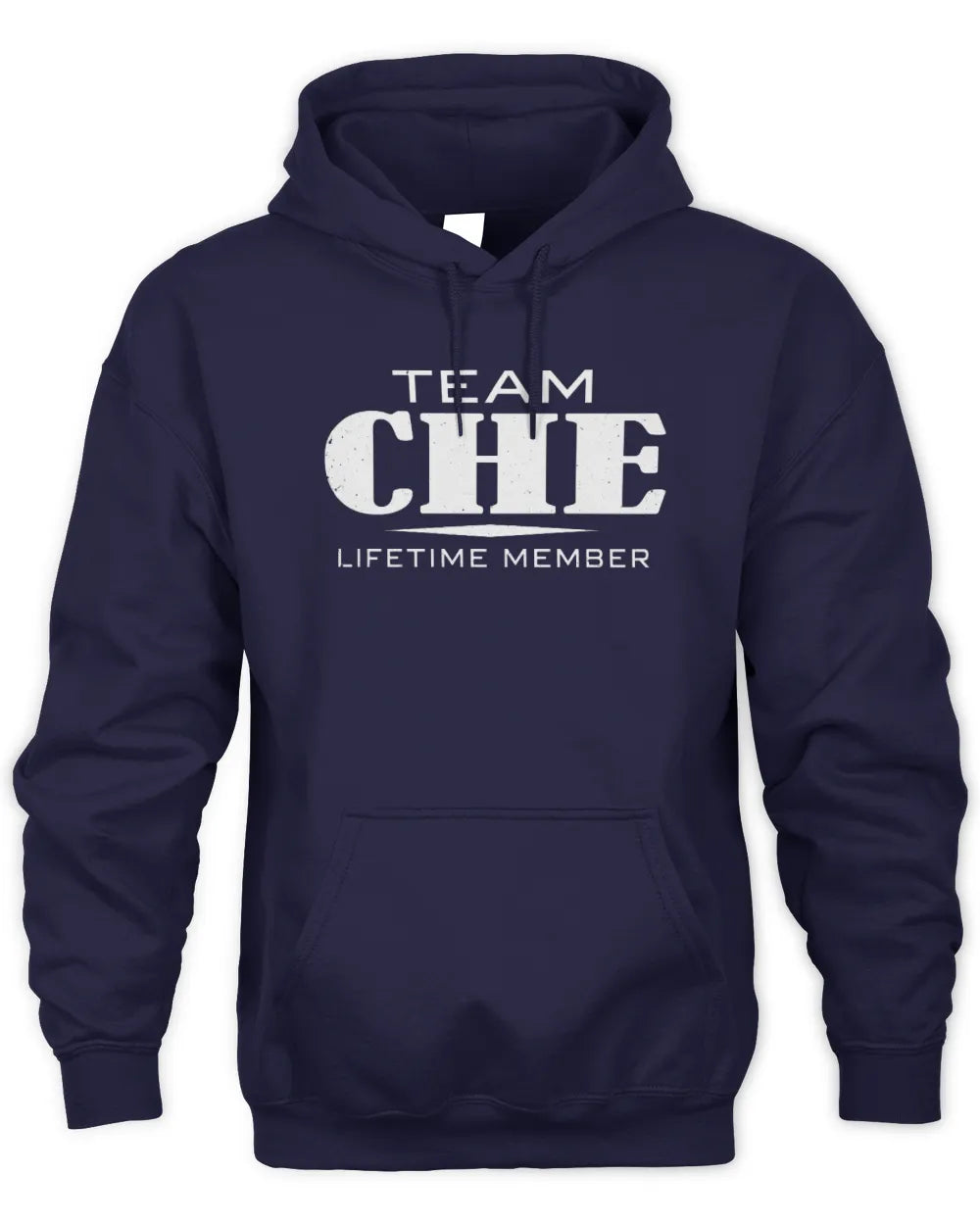 CHE BL62-K4-128 - Personalized “Team NAME Lifetime Member” - Unisex Hoodie - Navy