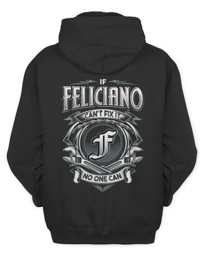 FELICIANO AP81-K4-626 - Personalized Ahmed Quote Apparel “If Ahmed Can't Fix It, No One Can” - Unisex Hoodie - Black