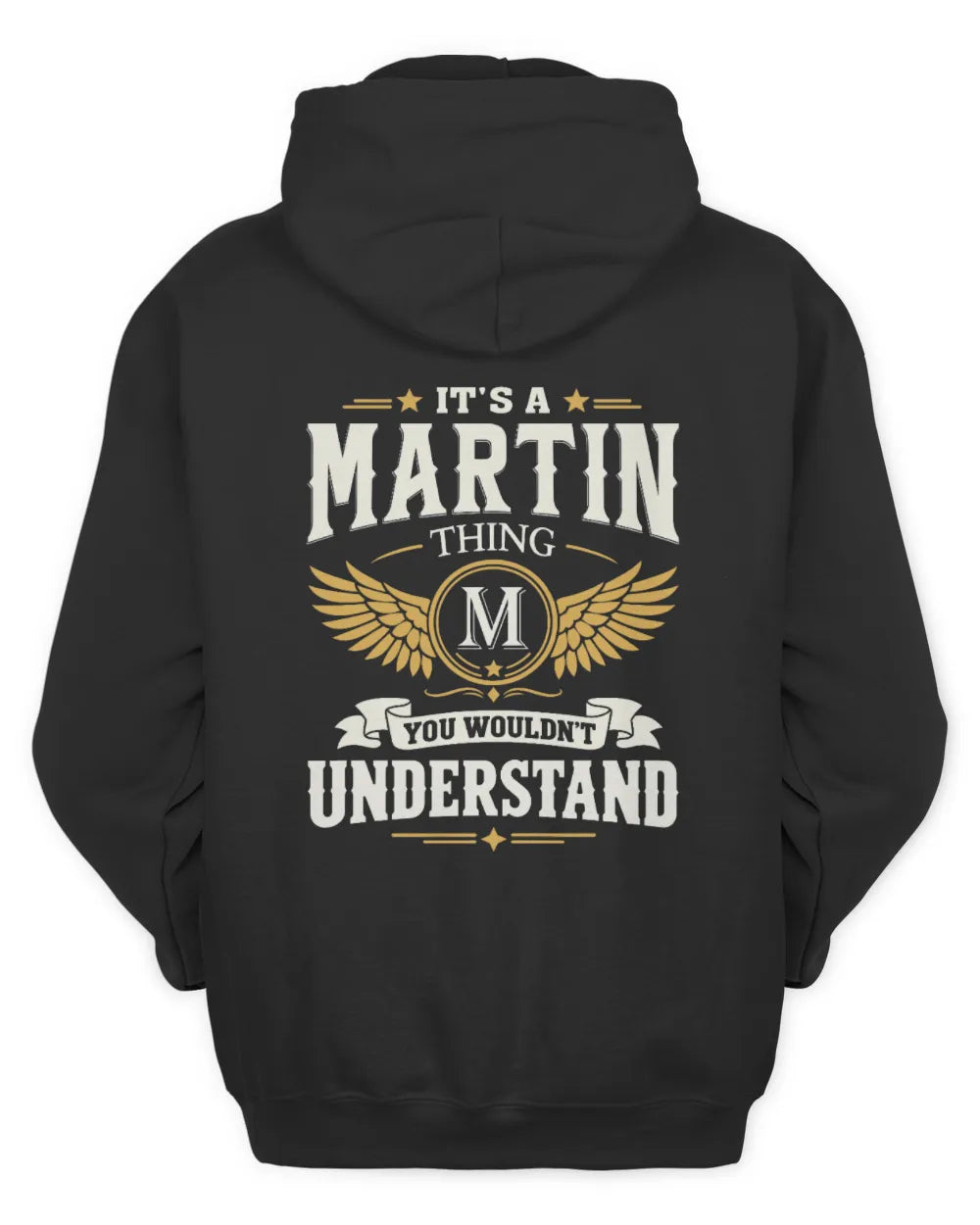 MARTIN KT06-M008 It’s a [NAME] Thing – You Wouldn’t Understand | Personalized Vintage T-Shirt - Unisex Hoodie - Black