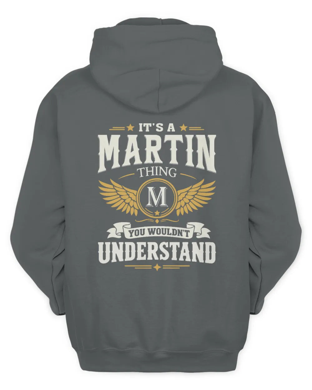 MARTIN KT06-M008 It’s a [NAME] Thing – You Wouldn’t Understand | Personalized Vintage T-Shirt - Unisex Hoodie - Charcoal