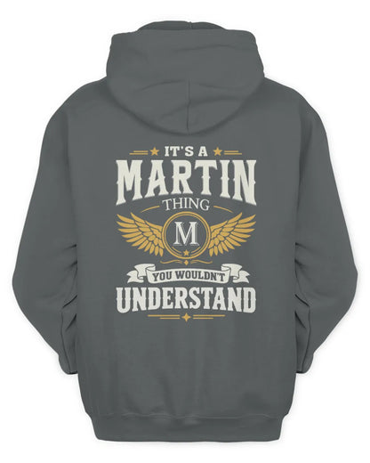 MARTIN KT06-M008 It’s a [NAME] Thing – You Wouldn’t Understand | Personalized Vintage T-Shirt - Unisex Hoodie - Charcoal