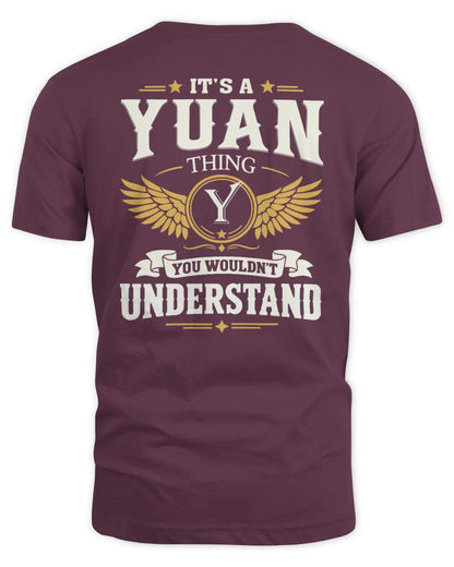 YUAN KT06-M008 It’s a [NAME] Thing – You Wouldn’t Understand | Personalized Vintage T-Shirt - Unisex Standard T-Shirt - Maroon