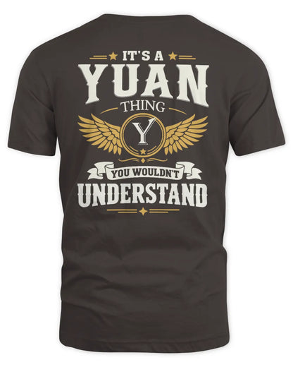 YUAN KT06-M008 It’s a [NAME] Thing – You Wouldn’t Understand | Personalized Vintage T-Shirt - Unisex Standard T-Shirt - Dark Chocolate