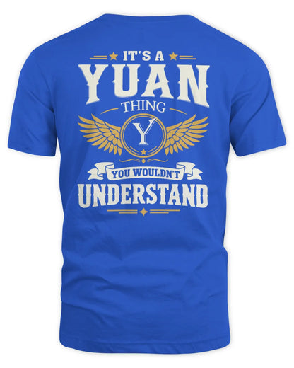 YUAN KT06-M008 It’s a [NAME] Thing – You Wouldn’t Understand | Personalized Vintage T-Shirt - Unisex Standard T-Shirt - Royal