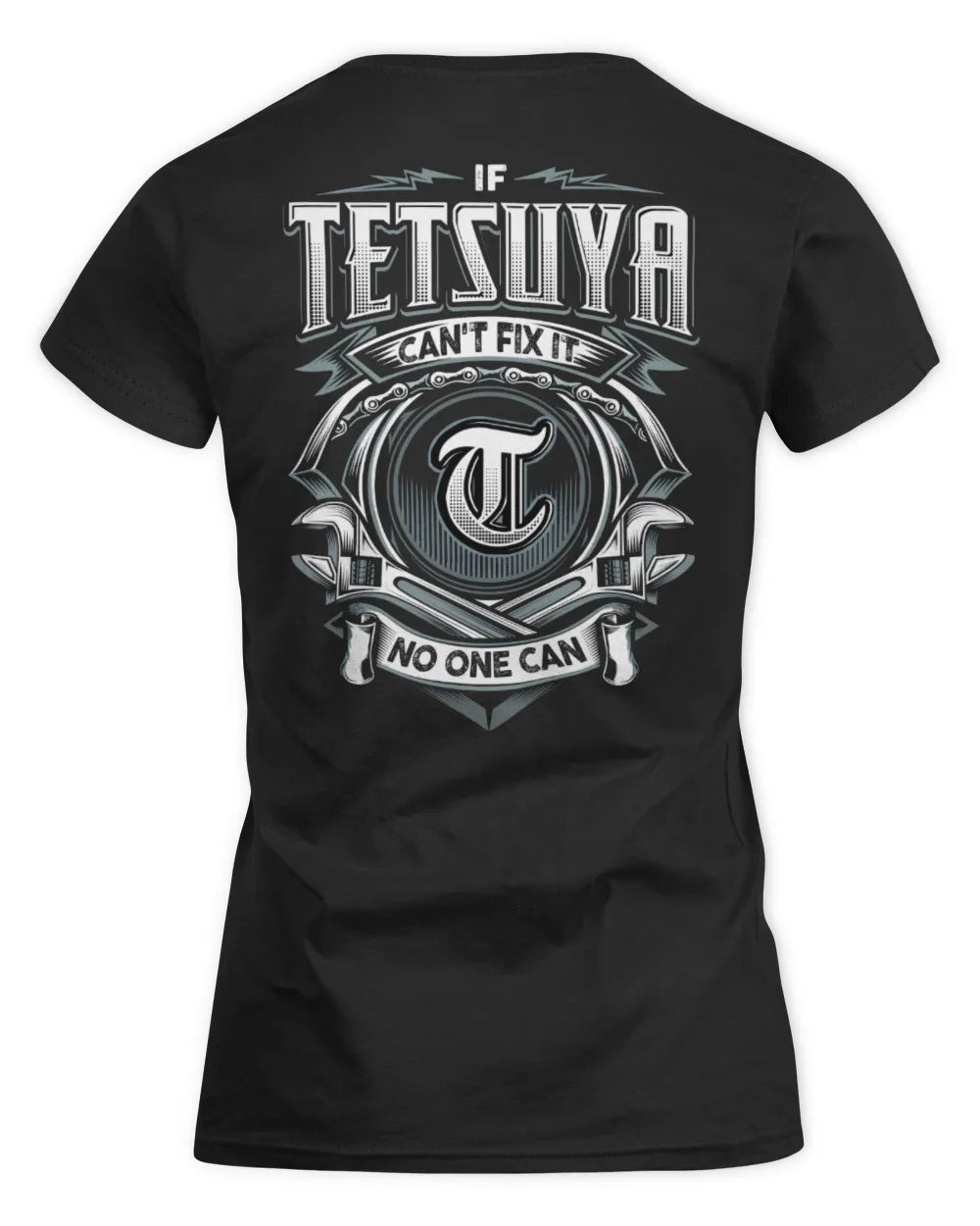 TETSUYA AP81-K4-626 - Personalized Ahmed Quote Apparel “If Ahmed Can't Fix It, No One Can” - Women's Standard T-Shirt - Black