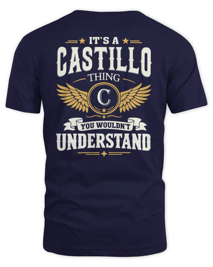 CASTILLO KT06-M008 It’s a [NAME] Thing – You Wouldn’t Understand | Personalized Vintage T-Shirt - Unisex Standard T-Shirt - Navy
