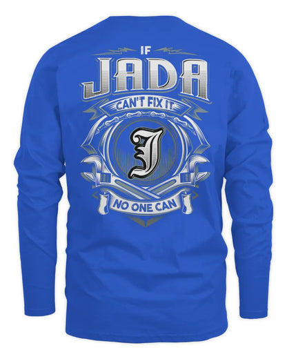 JADA AP81-K4-626 - Personalized Ahmed Quote Apparel “If Ahmed Can't Fix It, No One Can” - Men's Long Sleeved T-Shirt - Royal