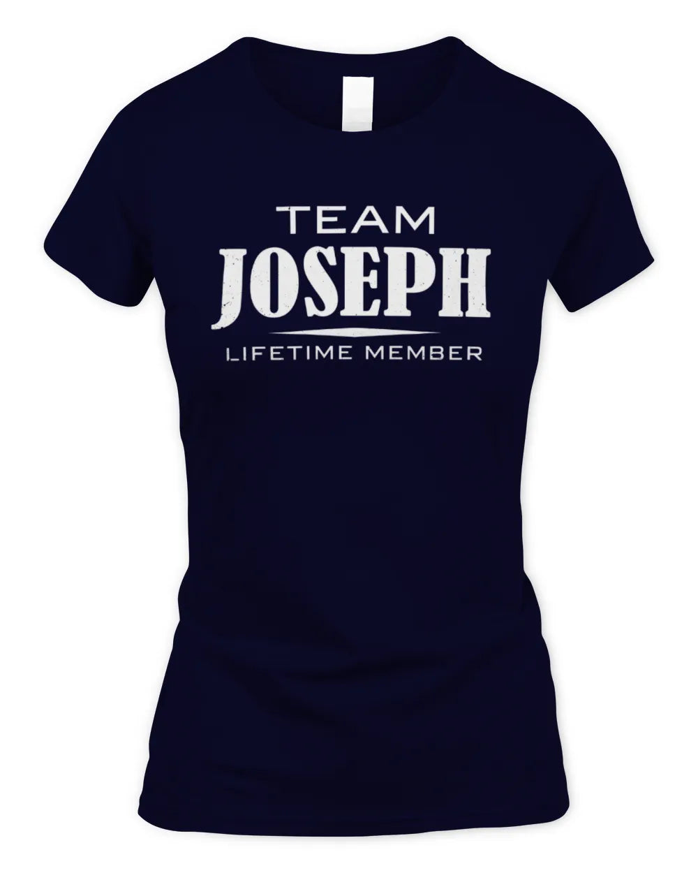 JOSEPH BL62-K4-128 - Personalized “Team NAME Lifetime Member” - Women's Standard T-Shirt - Navy