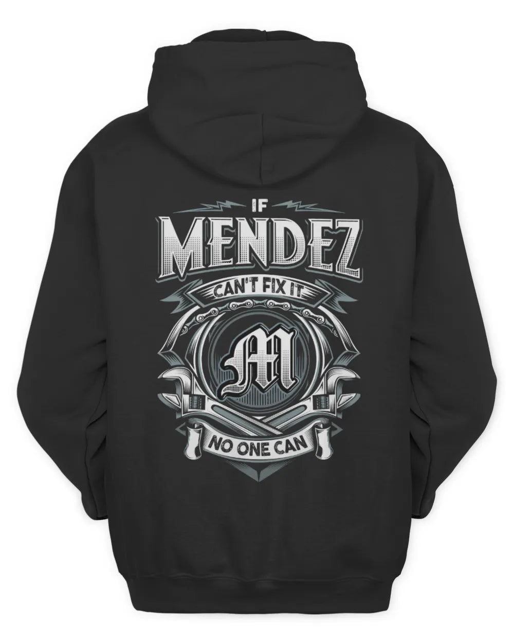 MENDEZ AP81-K4-626 - Personalized Ahmed Quote Apparel “If Ahmed Can't Fix It, No One Can” - Unisex Hoodie - Black