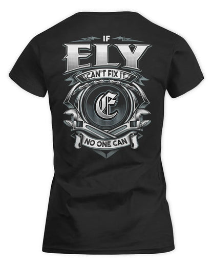 ELY AP81-K4-626 - Personalized Ahmed Quote Apparel “If Ahmed Can't Fix It, No One Can” - Women's Standard T-Shirt - Black