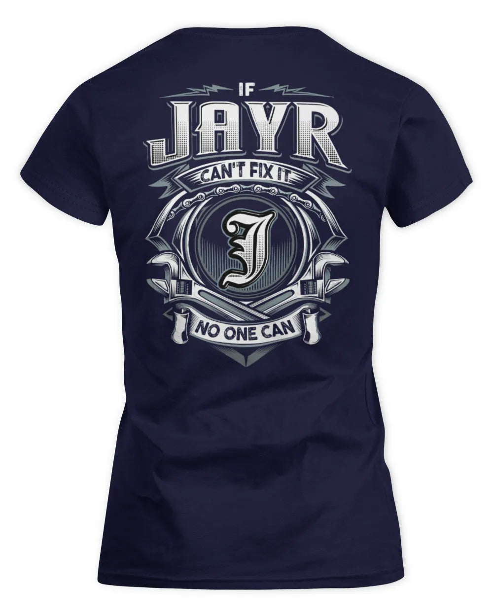 JAYR AP81-K4-626 - Personalized Ahmed Quote Apparel “If Ahmed Can't Fix It, No One Can” - Women's Standard T-Shirt - Navy