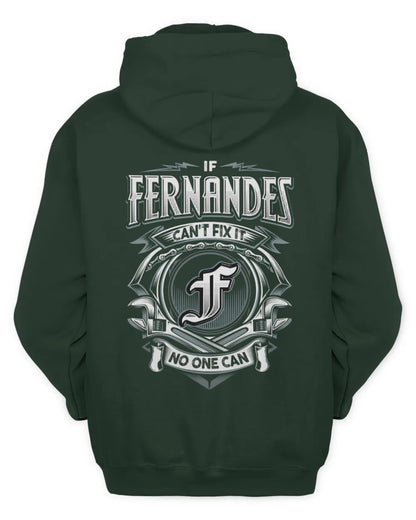 FERNANDES AP81-K4-626 - Personalized Ahmed Quote Apparel “If Ahmed Can't Fix It, No One Can” - Unisex Hoodie - Forest Green