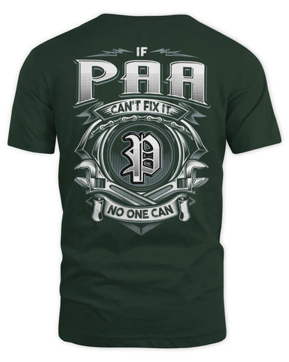 PAA AP81-K4-626 - Personalized Ahmed Quote Apparel “If Ahmed Can't Fix It, No One Can” - Unisex Standard T-Shirt - Forest Green