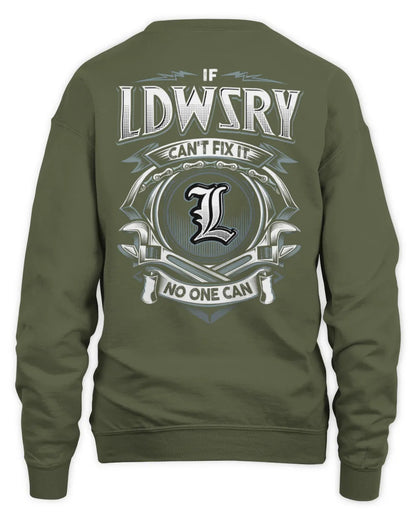 LDWSRY AP81-K4-626 - Personalized Ahmed Quote Apparel “If Ahmed Can't Fix It, No One Can” - Unisex Sweatshirt - Military Green