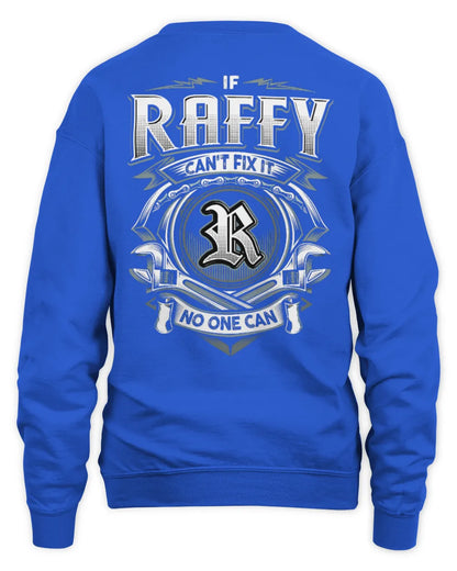 RAFFY AP81-K4-626 - Personalized Ahmed Quote Apparel “If Ahmed Can't Fix It, No One Can” - Unisex Sweatshirt - Royal