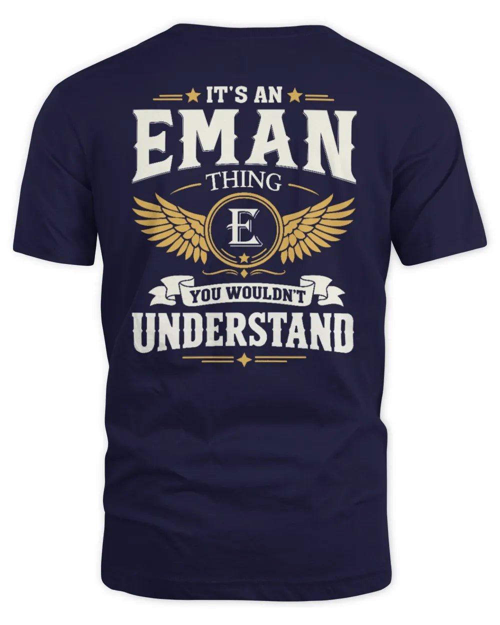 EMAN KT06-M008 It’s a [NAME] Thing – You Wouldn’t Understand | Personalized Vintage T-Shirt - Unisex Standard T-Shirt - Navy