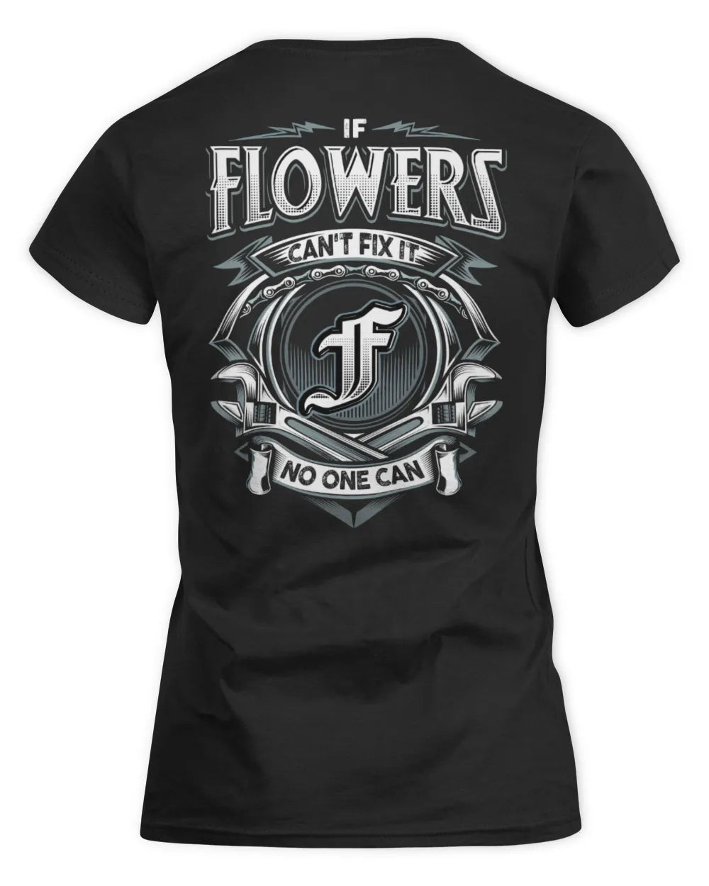 FLOWERS AP81-K4-626 - Personalized Ahmed Quote Apparel “If Ahmed Can't Fix It, No One Can” - Women's Standard T-Shirt - Black