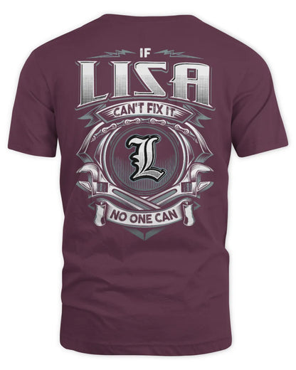 LISA AP81-K4-626 - Personalized Ahmed Quote Apparel “If Ahmed Can't Fix It, No One Can” - Unisex Standard T-Shirt - Maroon