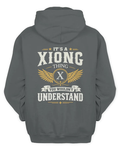 XIONG KT06-M008 It’s a [NAME] Thing – You Wouldn’t Understand | Personalized Vintage T-Shirt - Unisex Hoodie - Charcoal