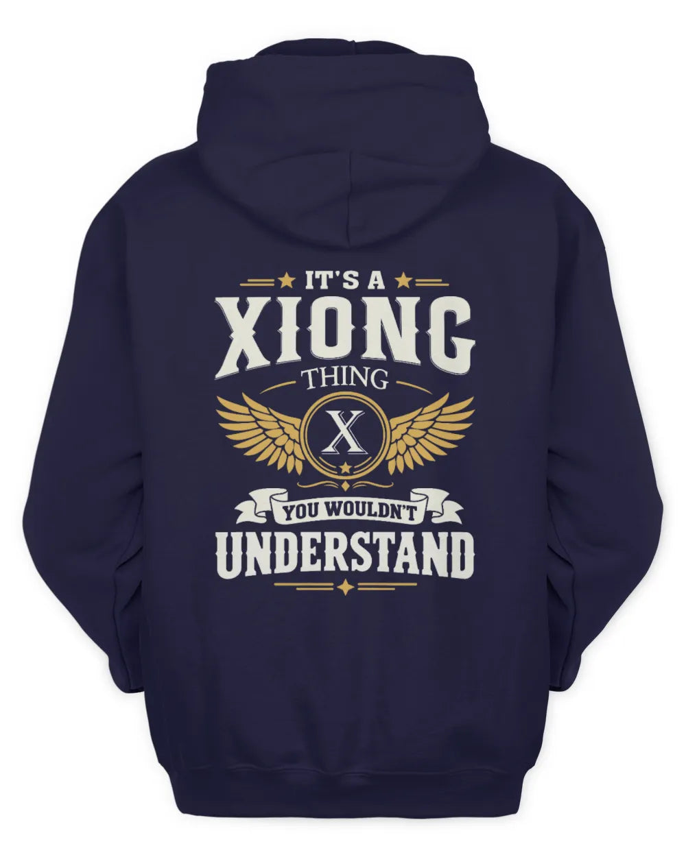 XIONG KT06-M008 It’s a [NAME] Thing – You Wouldn’t Understand | Personalized Vintage T-Shirt - Unisex Hoodie - Navy