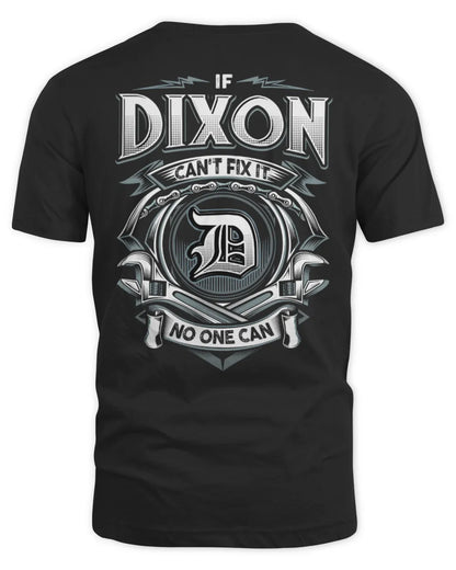 DIXON AP81-K4-626 - Personalized Ahmed Quote Apparel “If Ahmed Can't Fix It, No One Can” - Unisex Standard T-Shirt - Black