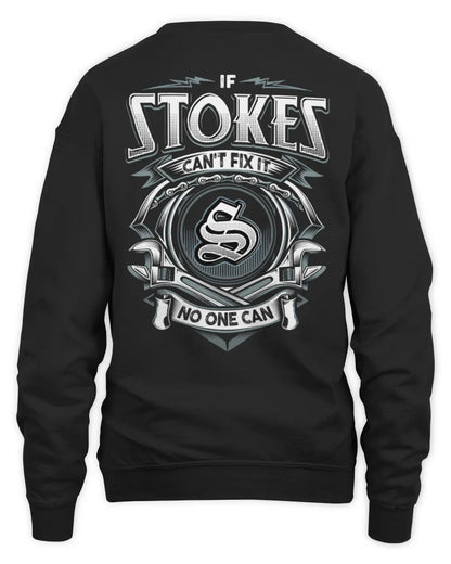 STOKES AP81-K4-626 - Personalized Ahmed Quote Apparel “If Ahmed Can't Fix It, No One Can” - Unisex Sweatshirt - Black